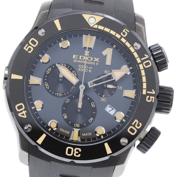 EDOX CHRONO OFFSHORE SHARKMAN II LIMITED EDITION 10234 Quartz Men's Watch_861550 - Picture 1 of 7